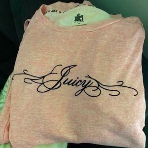 Juicy crop pyjamas in pink size XL- new without tags